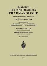 Handbuch der Experimentellen Pharmakologie