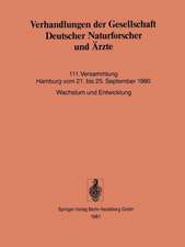 Verhandlungen der Gesellschaft Deutscher Naturforscher und Ärzte: 111. Versammlung Hamburg vom 21. bis 25. September 1980