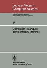 Optimization Techniques IFIP Technical Conference