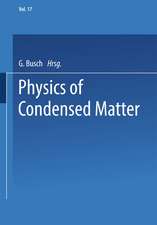 Physics of Condensed Matter