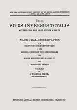 Über Situs Inversus Totalis