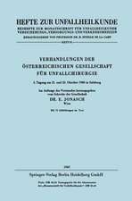 Verhandlungen der Österreichischen Gesellschaft für Unfallchirurgie: 2. Tagung am 21. und 22. Oktober 1966 in Salzburg