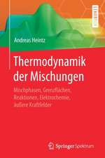 Thermodynamik der Mischungen: Mischphasen, Grenzflächen, Reaktionen, Elektrochemie, äußere Kraftfelder