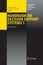 Handbook on Decision Support Systems 1: Basic Themes