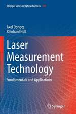 Laser Measurement Technology: Fundamentals and Applications