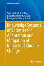 Knowledge Systems of Societies for Adaptation and Mitigation of Impacts of Climate Change