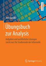 Übungsbuch zur Analysis