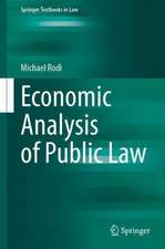 Economic Analysis of Public Law