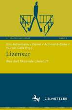 Lizensur: Was darf fiktionale Literatur?