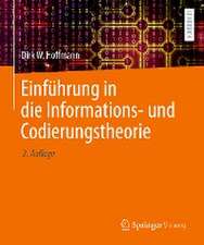 Einführung in die Informations- und Codierungstheorie