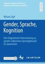 Gender, Sprache, Kognition