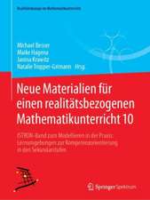 Neue Materialien für einen realitätsbezogenen Mathematikunterricht 10