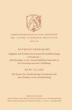 Aufgaben und Probleme des Instituts für Kohleforschung in Frankreich, Anforderungen an den wissenschaftlichen Nachwuchs in der Forschung und seine Ausbildung. Das Institut für Eisenforschung in Frankreich und seine Probleme in der Eisenforschung