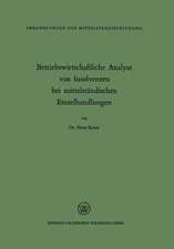 Betriebswirtschaftliche Analyse von Insolvenzen bei mittelständischen Einzelhandlungen