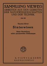 Sintereisen: Seine Herstellung nebst gesammelten Erfahrungen