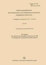 Die Arbeiten der Technisch-wissenschaftlichen Kommission der PRE (Vereinigung der Europäischen Feuerfest-Industrie)