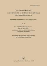 Versuche an Wirbelstraßen hinter Zylindern bei hohen Geschwindigkeiten