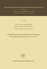 Die Beeinflussung des Keimgehaltes durch Waschen bei niedrigen Temperaturen (20–60°C)