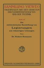 Die elektrolytische Darstellung von Legierungen aus wässerigen Lösungen