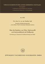 Über die Reaktion von Chlor, Natriumsulfit und Natriumdithionit mit Wollkeratin: Ein Beitrag zur Chemie der Antifilzausrüstung von Wolle