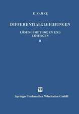 Differentialgleichungen Lösungsmethoden und Lösungen: II. Partielle Differentialgleichungen Erster Ordnung für eine Gesuchte Funktion