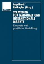 Strategien für nationale und internationale Märkte: Konzepte und praktische Gestaltung