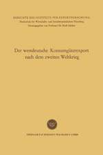 Der westdeutsche Konsumgüterexport nach dem zweiten Weltkrieg