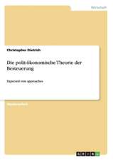 Die polit-ökonomische Theorie der Besteuerung