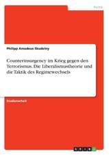 Counterinsurgency im Krieg gegen den Terrorismus. Die Liberalismustheorie und die Taktik des Regimewechsels