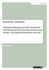 Kulturelle Bildung nach PISA. Inwieweit sind Kooperationen zwischen Schulen und Kinder- und Jugendkulturarbeit sinnvoll?