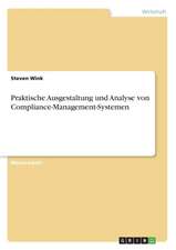 Praktische Ausgestaltung und Analyse von Compliance-Management-Systemen