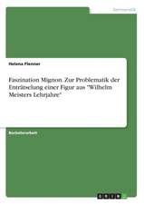 Faszination Mignon. Zur Problematik Der Entratselung Einer Figur Aus "Wilhelm Meisters Lehrjahre"