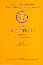 Augustinus: de Genesi Contra Manichaeos