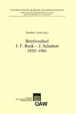 Briefwechsel J.F. Rock - J. Schubert 1935 - 1961