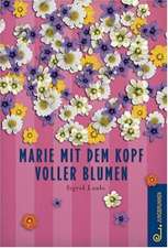 Marie mit dem Kopf voller Blumen