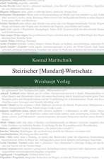 Steirischer Mundart-Wortschatz