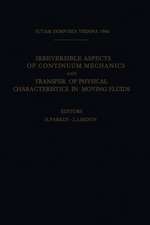 Irreversible Aspects of Continuum Mechanics and Transfer of Physical Characteristics in Moving Fluids: Symposia Vienna, June 22–28, 1966