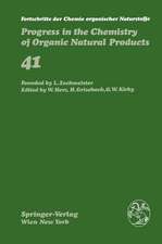 Fortschritte der Chemie organischer Naturstoffe / Progress in the Chemistry of Organic Natural Products