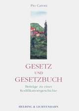 Gesetz und Gesetzbuch