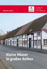 Kleine Häuser in großen Reihen