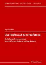 Das Prüfen auf dem Prüfstand