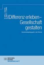 Differenz erleben - Gesellschaft gestalten