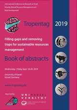 Tropentag 2019 ¿ International Research on Food Security, Natural Resource Management and Rural Development