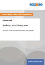 Working Capital Management