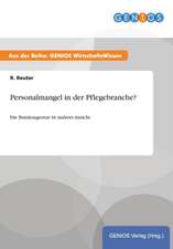 Personalmangel in der Pflegebranche?