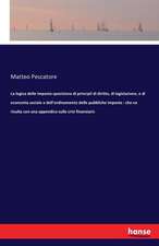 La logica delle imposte sposizione di principii di diritto, di legislazione, e di economia sociale e dell'ordinamento delle pubbliche imposte : che ne risulta con una appendice sulle crisi finanziaris