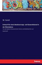 Entwurf für einen Bewässerungs- und Gewerbekanal in der Rheinebene