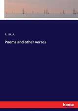 Poems and other verses