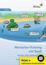 Wortarten-Training mit Spaß - Nomen, Verb