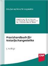 Praxishandbuch für Notarfachangestellte